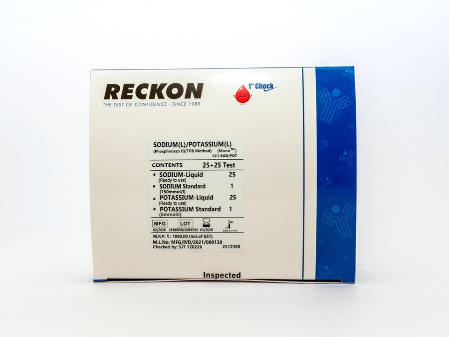 Sodium-L / Potassium-L (Single Liquid), 25 + 25 Test, view 2