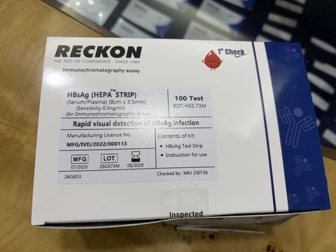HBsAg (Hepa Strip), 100 Test