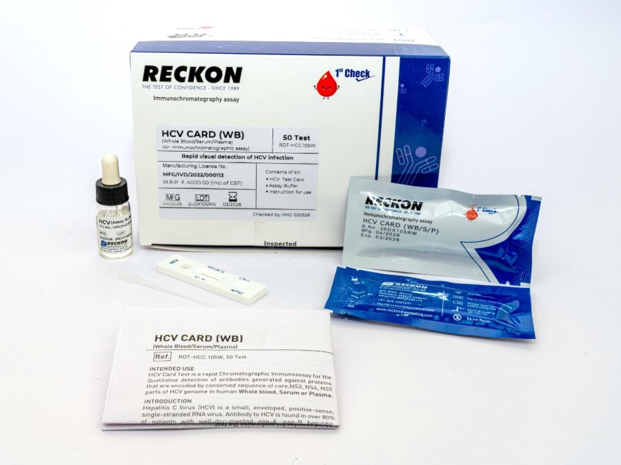 HCV Card (Whole Blood), 50 Test, view 2