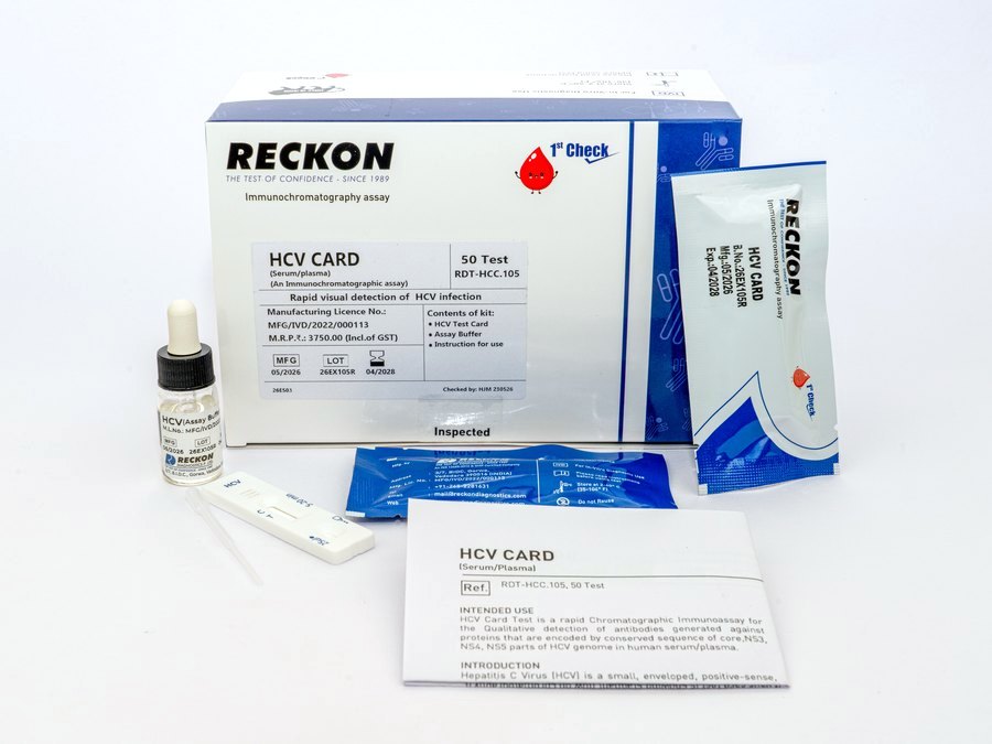 HCV Card, 50 Test, view 2