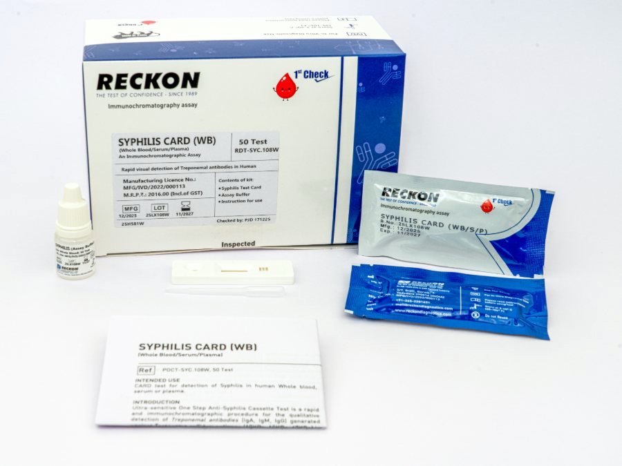 Syphilis Card (Whole Blood), 50 Test, view 2